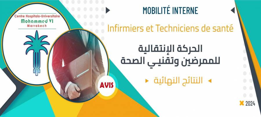 النتائج النهائية للحركة الإنتقالية الخاصة بفئة الممرضين وتقنيي الصحة برسم سنة 2024 